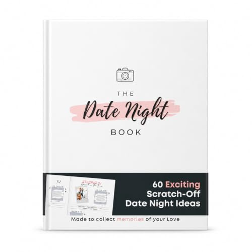 Ideas para citas nocturnas para parejas – 60 libros de aventuras para rascar, cosas románticas para hacer juntos, regalo divertido para parejas para él o ella – aniversario, día de San Valentín o