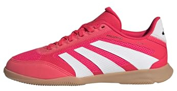adidas Unisex - Bambini Predator League Indoor Football Boots Kids, Lucid Red/Ftwr White/Core Black, 35 1/2 EU