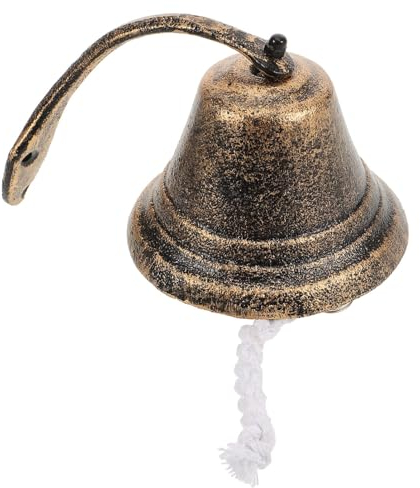 Cabilock Vintage Wandmontierter Türgong Gusseisen Retro Klingel Für Garten Innenräume Und Cafés Einfache Installation Für Haus