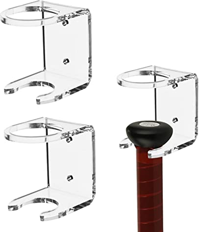 2 Stück Acryl Baseballschläger Wandhalterung, Softball Wandhalterung, Baseballschläger Halter Display, Für Schläger, Vertikale Ballanzeige, Für Zuhause Und Büro