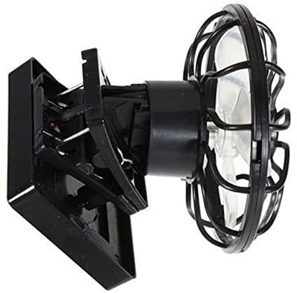 KICHOUSE 1pc Fan Solar Powered Fan for Car Cooler Solar for Home Mini Cooling Solar-powered Car Office Portable for USB Desk Black