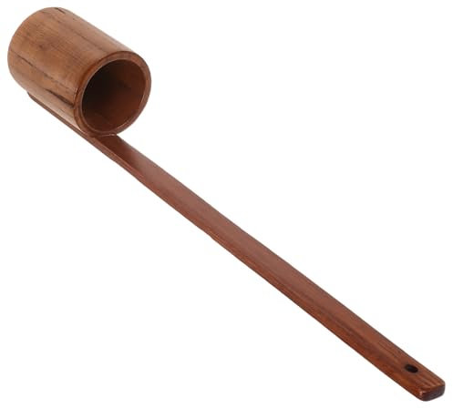 Ciieeo Louche Bois Long Manche Cuillère Service Multifonction Pour Vin Bière Et Cuisine Manche Bois Ustensile Et Compact