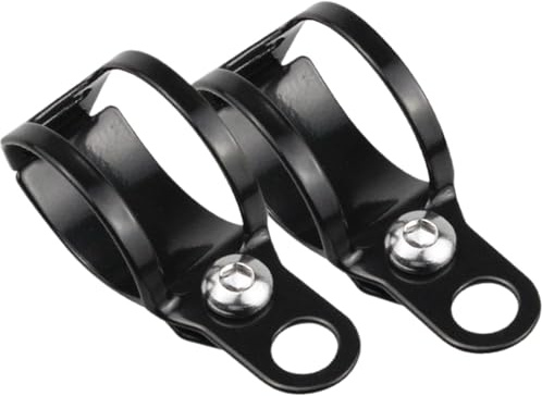 Supports de fourche de moto - Supports de clignotant de fourche de moto, supports de clignotants de fourche , extension de collier de serrage | 2 x colliers de serrage, supports de montage pour