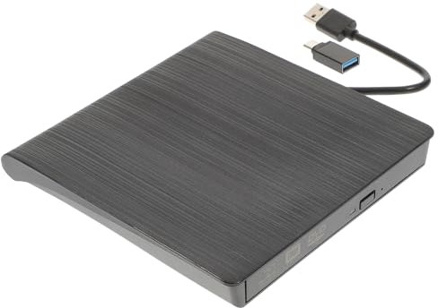 KONTONTY Lecteur Optique Externe Graveur CD DVD RW avec Fente Enregistreur pour Ordinateur sans Adaptateur