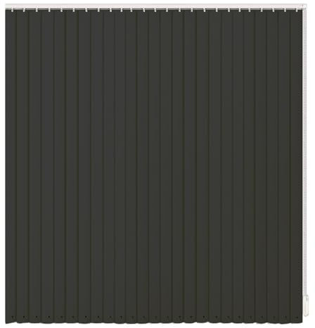 LRYELWA Aluminium Jalousie Lamellenvorhang Nach Maß Vertikaljalousie Vertikalanlage Blickdicht Sichtschutz Fenster Lamellen Rollo Schiebegardine Flächenvorhang,Breite x Höhe (Schwarz,60cm x 180cm)