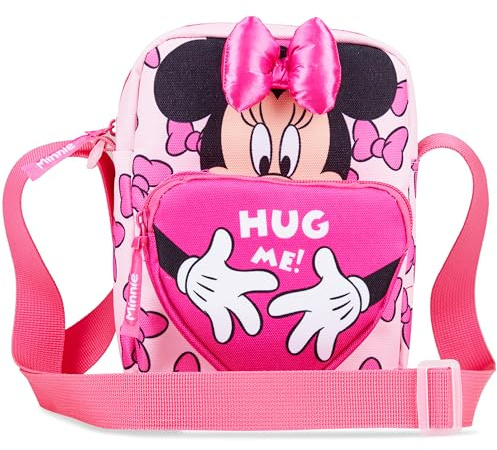 Disney Stitch Borsetta Bambina Adolescenti Borsa Tracolla con Cinturino Regolabile per Giornate Shopping Regalo Ragazza
