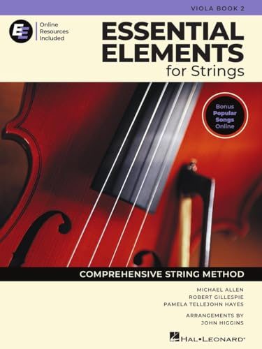 Essential Elements for String – Viola Buch 2 mit EEi Online-Ressourcen | Viola-Lehrbuch und Noten mit über 150 Videolektionen und aktualisiertem ... With Online Resources