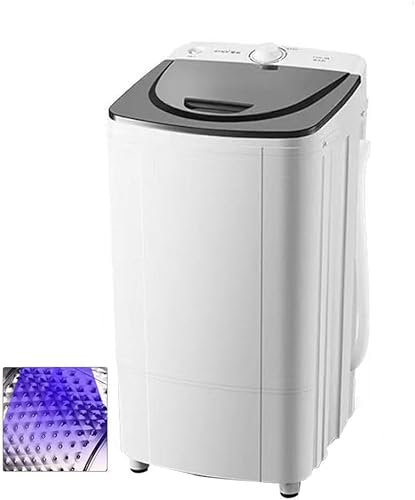 Spin Dryer, 10kg Energy Saving 2800 RPM Portable Clothes Dryer with 360° Blue Light, Drain Design for Efficient Drying