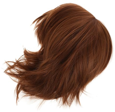BESPORTBLE Punte di parrucca realistico per VI Marrone signora bob clown parrucca corta cosplay corta e dritta da festa finti dritta Light Brown