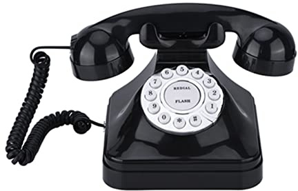 GOWENIC Suono Tradizionale del Campanello Tradizionale per la Ricomposizione Flash del Telefono Fisso Vintage retrò per la Decorazione Domestica