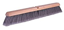 Weiler 42042 24 Fine Sweep Floor Brush, Flagged Silver Polystyrene Fill, Natural