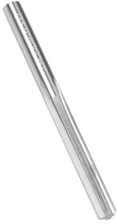 sourcing map 3.9mm Chucking Reamer, Tungsten Carbide Lathe Machine Reamer H7 4 Straight Flutes, Round Shank Milling Cutting Tool, for Stainless Steel Alloy Copper Metal