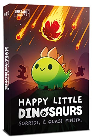 Asmodee – HAPPY LITTLE DINOSAURS – Carte da Gioco Strategico