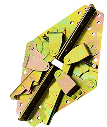 Klappbett-Hebescharnier, 3-Positionen-Winkelmechanismus, faule Sofastütze selbstsicherndes Scharnier, Möbelbeschläge Zubehör. (Farbe: Gold)