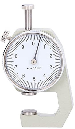 Medidor de Espesor de Esfera Redonda de 0 a 10 Mm - Herramienta de Calibre de Espesor de Metal y Plástico para la Extracción Precisa de Tuberías, Tableros y Cuero - Medidor en U