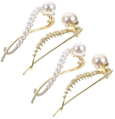 Didiseaon Elegante Forcina Per Fermaglio Per Da Ragazza Fermaglio in Metallo Per Matrimonio Cerimonia Appuntamento Per Donna