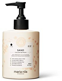 Maria Nila Colour Refresh, Sand 300 ml, Sandfarbene Haarmaske, Semi-permanente Pigmente, 100% vegan & sulfat-/parabenfrei