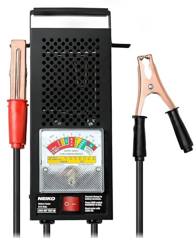 Neiko 40510A Car Battery Tester | 100 AMP 6 and 12 Volt Automotive Load Checker | CCA Analyzer