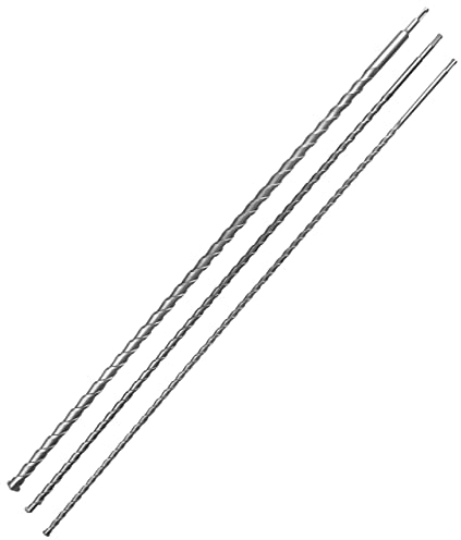 WALTER SDS Plus Bohrerset 3-teilig extra lange Betonbohrer 1000 mm 12 mm 16 mm 24 mm Karbonstahl Hartmetallspitzen für Stein Beton Mauerwerk langlebig präzise leistungsstark Profi Qualität