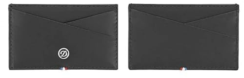 S.T. Dupont New Line D 2-Soporte para Tarjetas de crédito, Color Negro, Cartera Unisex Adulto, Black, Small