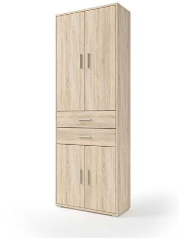 Aktenschrank >Clermont< (BxHxT: 79,1x221,2x35 cm) in Sonoma/Eiche