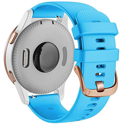 Wtukmo 18 mm Armband für Garmin Vivoactive 3S 4S Vivomove 3S / Venu 2S Smartwatch Silikonarmband für Garmin Move 3S / Active S, For Move 3S, Achat