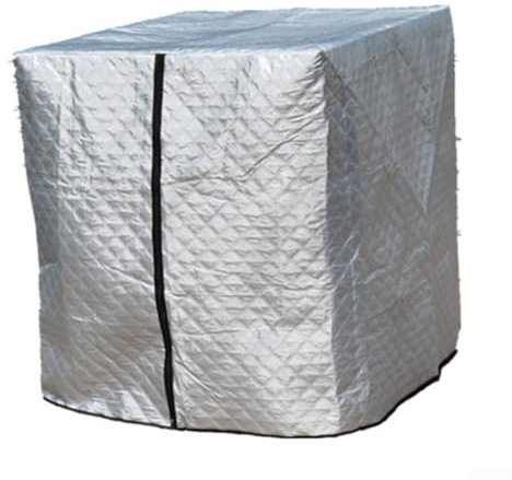 Housse fourre-tout IBC, 210D anti-UV, imperméable, pour réservoir d'eau de pluie de 1000 L, housse de protection contre la poussière et le soleil (argent)