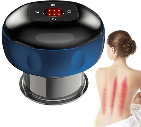 Ventosas dinámicas inteligentes, ventosaterapia y masajeador de celulitis - Ventosas y raspado inteligentes con ajuste inteligente y protección de seguridad Anulely