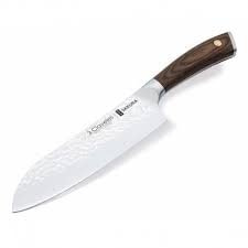 3 CLAVELES Cuchillo Forjado SANTOKU Sakura 01018 17