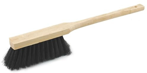 Novaliv Hochwertiger Langstiel Handfeger 45 cm mit Holzgriff feine Kunstborste für Effektive Reinigung Vielseitige Anwendungsmöglichkeiten im Haushalt Staub Schmutz Haare Langlebig Leicht Reinigen