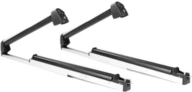 OLQYBD 2 Pcs Cars Car Roof Roof Suction Cup Holder,Car Mounted Sled Rack Car Winter Single Board Double Board Fixed Luggage Rack(A-Snowboard Rack)