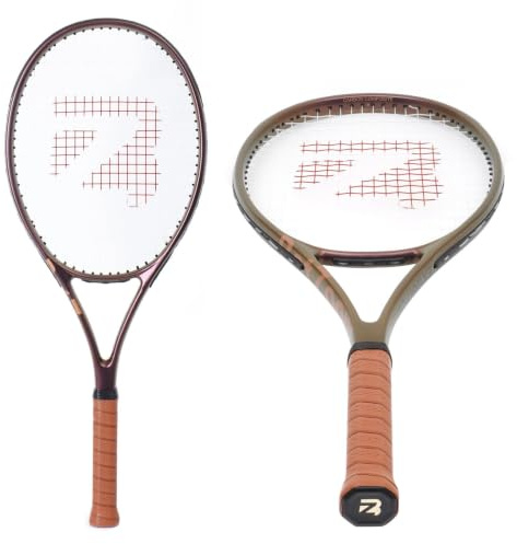 BatZoom Tennis Racket for Beginners & Adults - Lightweight Graphite Racquet with Comfortable Grip | Shock Reduction Technology | Includes Carrying Bag(Color Options)