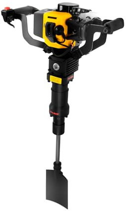 Excavatrice à essence 52 cc 2 temps Tarière de drainage Digger Arbre de jardin Machine pour creuser des trous, bêches, semis forestiers