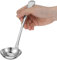 8 Inch Gravy Soup Ladle Small Ladle Stainless Steel Sauce Spoon Sturdy Ergonomic Combo Best Kitchen Supplies Silver Small Gravy Soup Ladle for Portioning Serving Soup Restaurant Home with Long Handle
