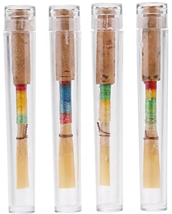 MUNEFE 4Pcs Oboe Repair Reeds, High Sound Quality Oboe Reeds, Wind Instrument Part for Exceptional Wind Instrument Accessories