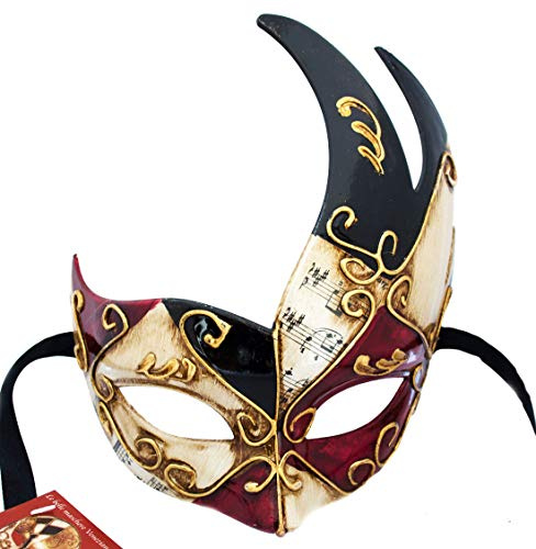 Lanna msk Handgefertigte Venezianische Maske Augenmaske Colombina Ballmaske Karneval Damen und Herren