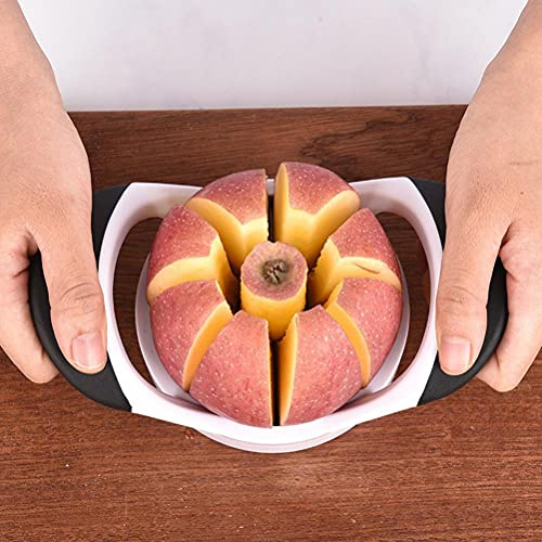 Haofy Affettatrice per Mango, Tagliafrutta in Acciaio Inossidabile, Facile da Usare per Frutta e Verdura, Ideale per Cucine Affollate e Preparazione dei Pasti (mela)