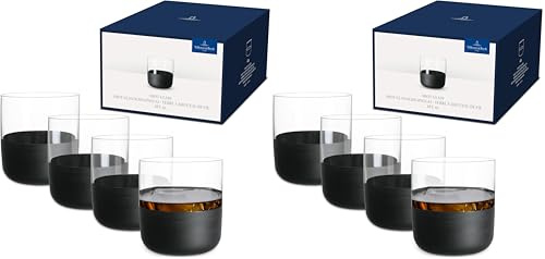 Villeroy & Boch - Manufacture Schnapsglas Klar, Trinkgläser, Trinkgeschirr, Schnapsgläser, Kristallglas (Packung mit 2)