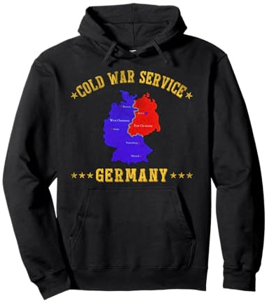 Servizio di Guerra Fredda Germania Veterani Militari Giorno Militare Papa Felpa con Cappuccio
