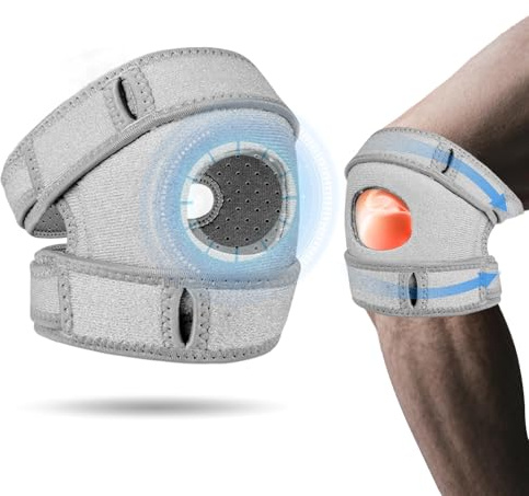 QEWEUUIE Kniebandage männer/damen,Rutschfeste,Atmungsaktiv, verstellbar, lindert Knieschmerzen, Kniestütze Orthopädisch Bandage Für Meniskusriss