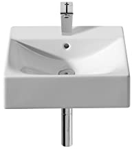 Roca,Hebe,Lavabo de porcelana mural o de sobre encimera,,470mm x 440mm x 150mm,A327111000