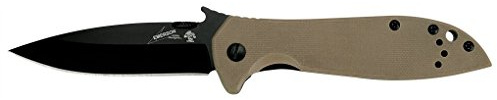 Kershaw Emerson CQC-4K Folding Pocket Knife, One Size (6054BRNBLK)