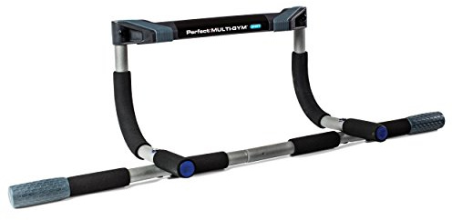 Perfect Fitness Multi-Gym Doorway Pull Up Bar and Portable Gym System, Sport, black,grey,silver