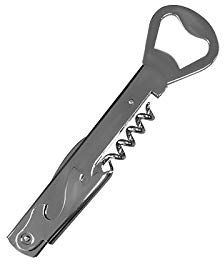 120015 Waiter's Knife with Bottle Opener, 14 cm Length