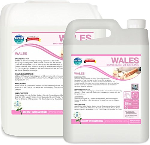 Arcora 01187 Wales Hautreinigungs und Duschlotion, 10 L