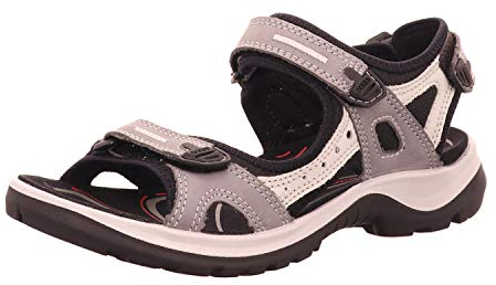 ECCO Damen Offroad Sandalen, Titanium, 41 EU