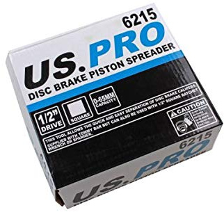 US PRO Tools Brake Caliper Disc Pad Spreader Separator Tool 6215