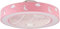 Luz de ventilador de techo LED para habitación de niños, lámpara de techo rosa con ventilador de techo de montaje empotrado, ventilador de techo moderno con control remoto para regalo de niñ