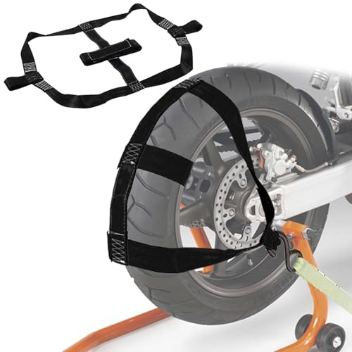 Cinghia di sicurezza per il trasporto: cinghia di tensione da 48 mm, per il trasporto auto, per rimorchi PWK (nero)