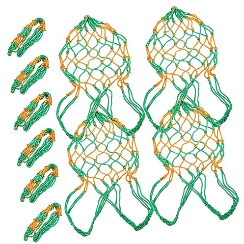 Hoement 10pièces Panier Suspendu Maille Pour Fruits Et Légumes Support Pratique Pour Melons Et Courges Le Jardin Vertical Rangement Économique Et Aéré